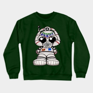 A cute robot. Crewneck Sweatshirt